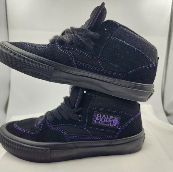 Vans Half Cab Rare Black and Purple Half Cab Skateboard Shoes Men's Size 7 - Picture 13 of 13